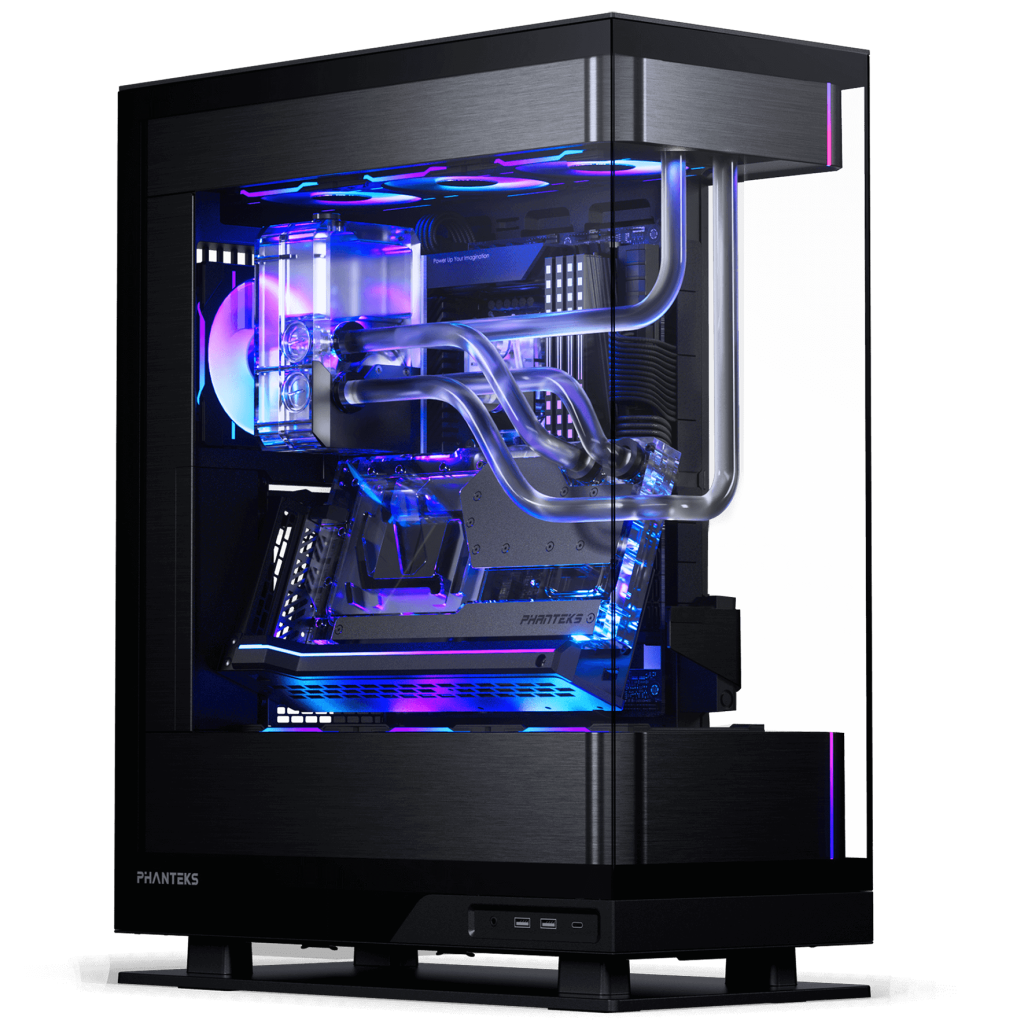 PHANTEKS Evolv X2 PC case, Midi-Tower, E-ATX, Tempered Glass, DRGB - black