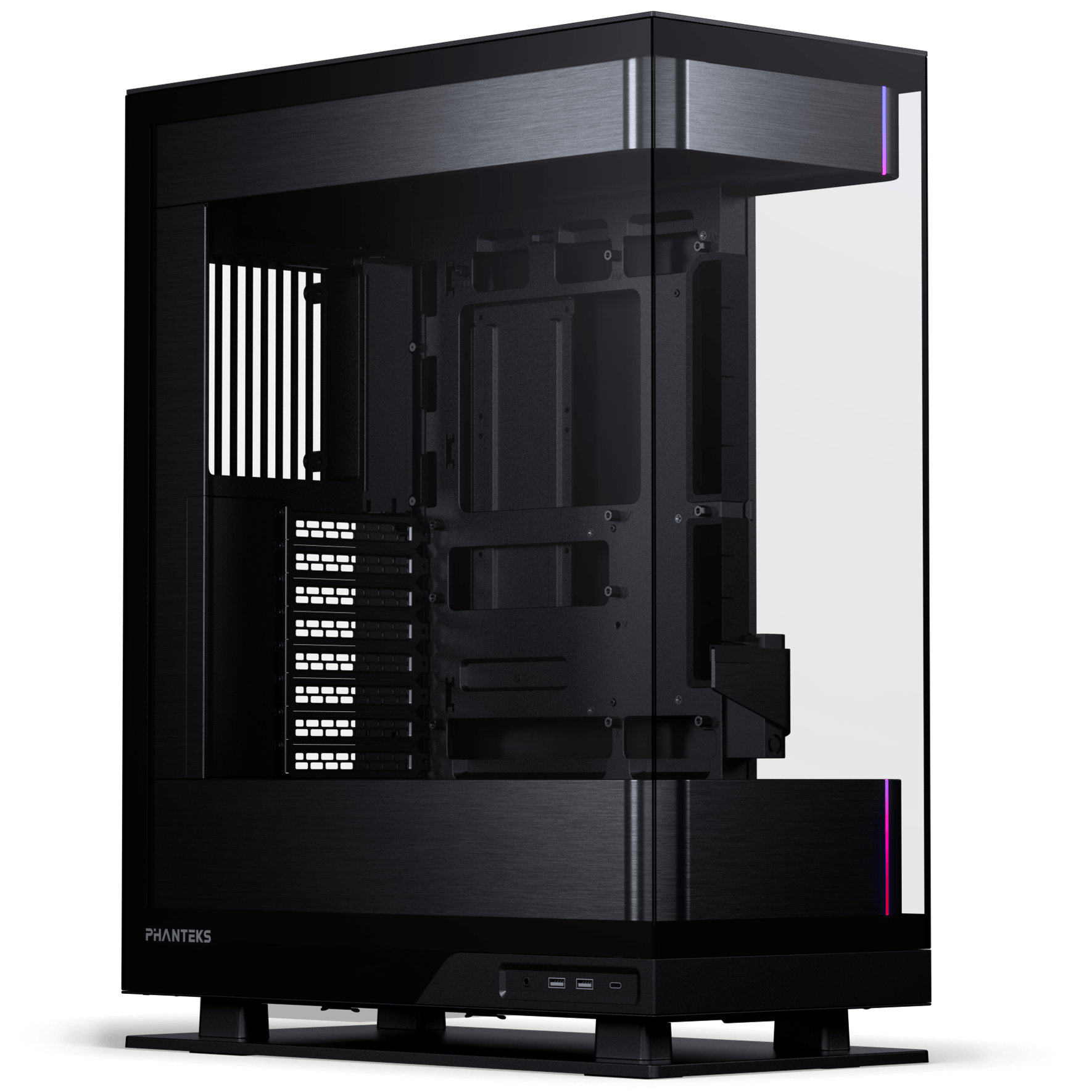PHANTEKS Evolv X2 PC case, Midi-Tower, E-ATX, Tempered Glass, DRGB - black
