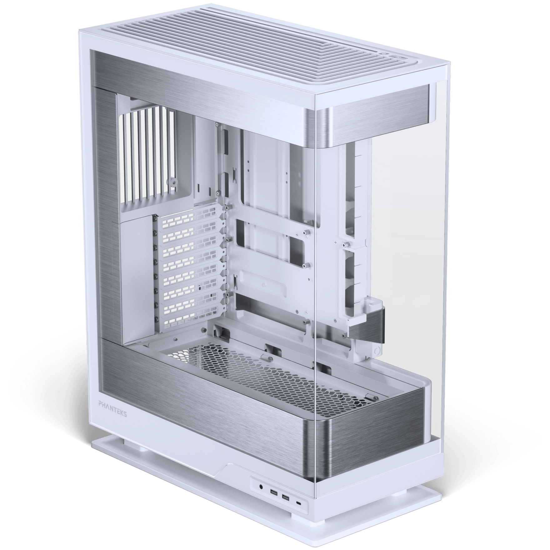 PHANTEKS Evolv X2 PC case, Midi-Tower, E-ATX, Tempered Glass, DRGB - white