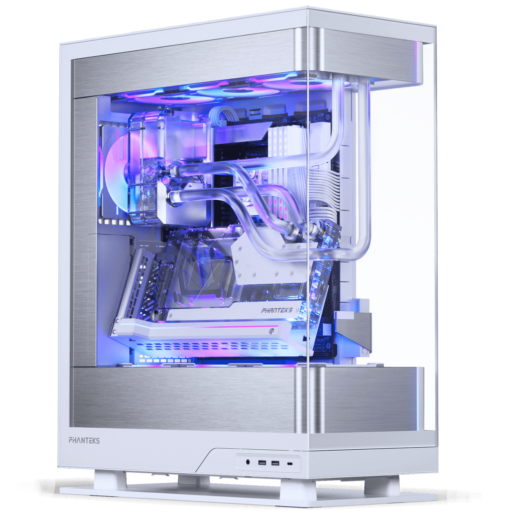 PHANTEKS Evolv X2 PC case, Midi-Tower, E-ATX, Tempered Glass, DRGB - white