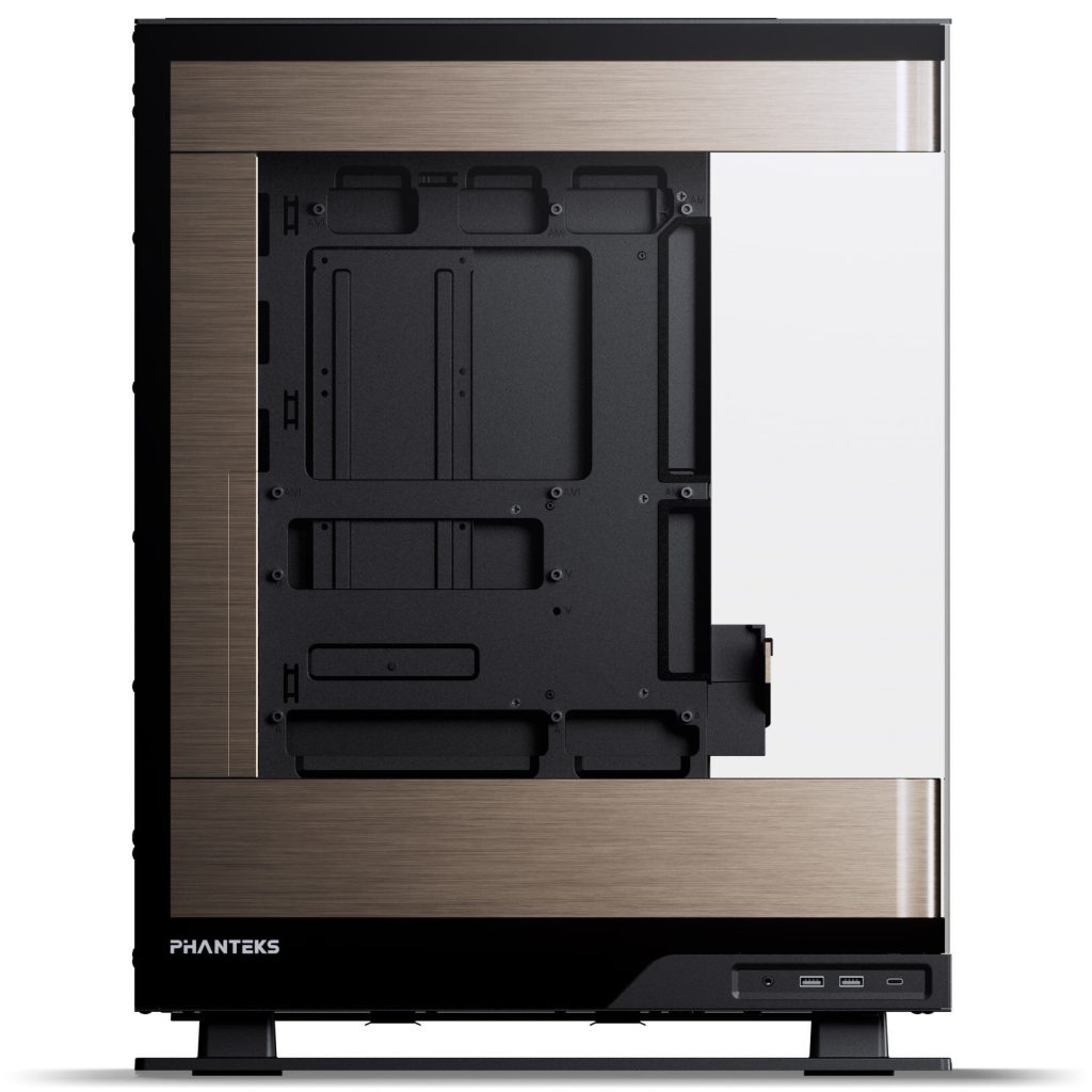 PHANTEKS Evolv X2 PC case, Midi-Tower, E-ATX, Tempered Glass, DRGB - black / gold