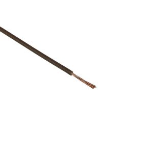 Insulated copper lead 1x0,14mm- (18AWG) 10m brown