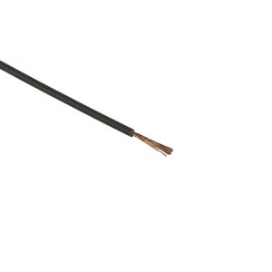 Insulated copper lead 1x0,14mm- (18AWG) 10m grey
