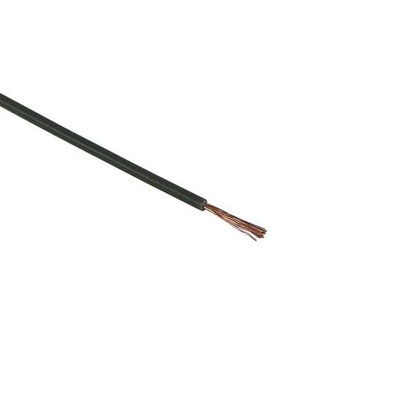 Insulated copper lead 1x0,14mm- (18AWG) 10m grey