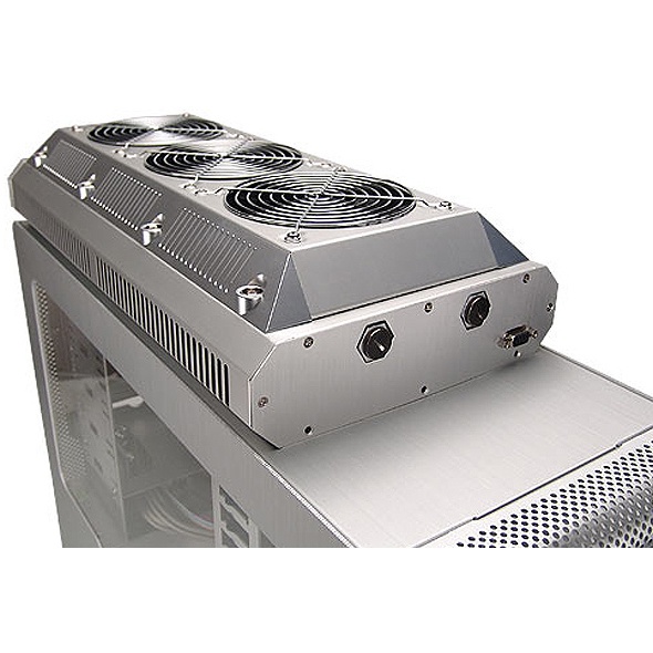 Koolance 3x120mm Radiator Enclosure/Riser Silver