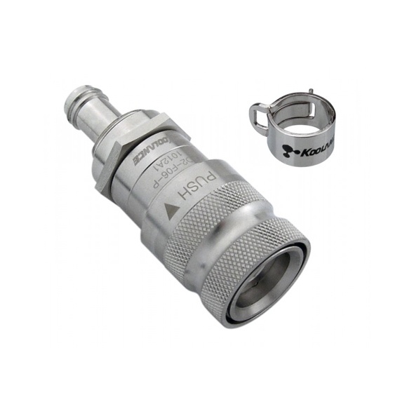 Koolance Quick Nozzle 6mm (ID 1/4) Clutch (High Flow) - QD2