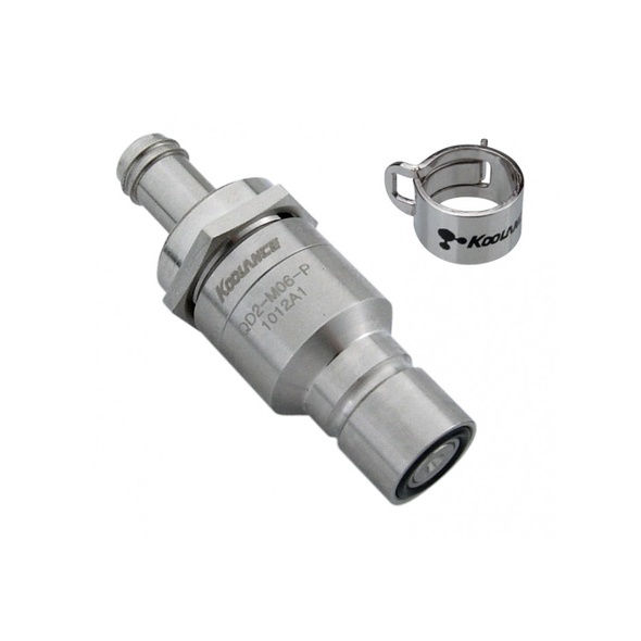 Koolance Quick Nozzle 6mm (ID 1/4)Cconnector (High Flow) - QD2