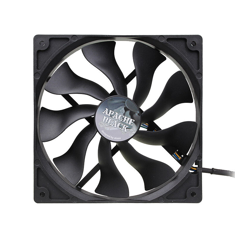 Akasa Apache PWM fan - 140mm, black