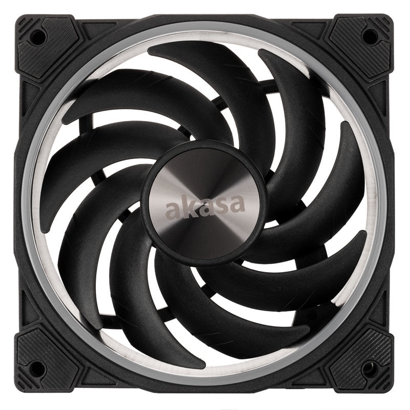 Akasa SOHO AR Addressable-RGB fan, black - 120mm