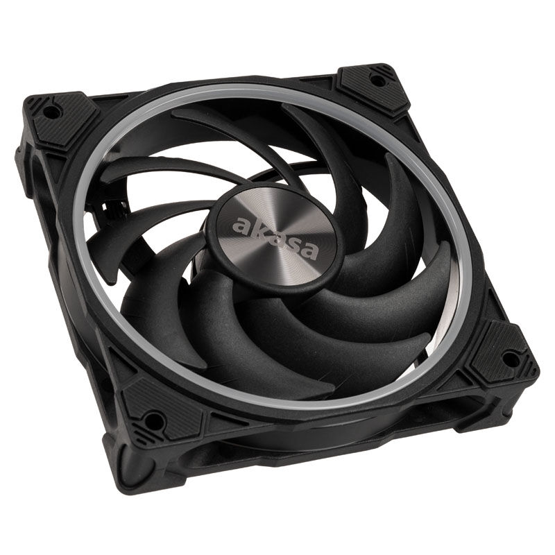 Akasa SOHO AR Addressable-RGB fan, black - 120mm
