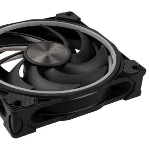 Akasa SOHO AR Addressable-RGB fan, black - 120mm