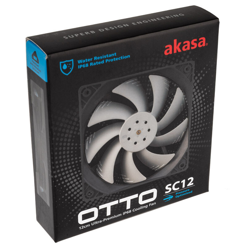 Akasa OTTO SC12 PWM Fan, Water Resistant - 120mm : image 6