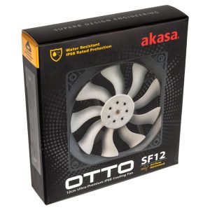 Akasa OTTO SF12 PWM Fan, Water Resistant - 120mm