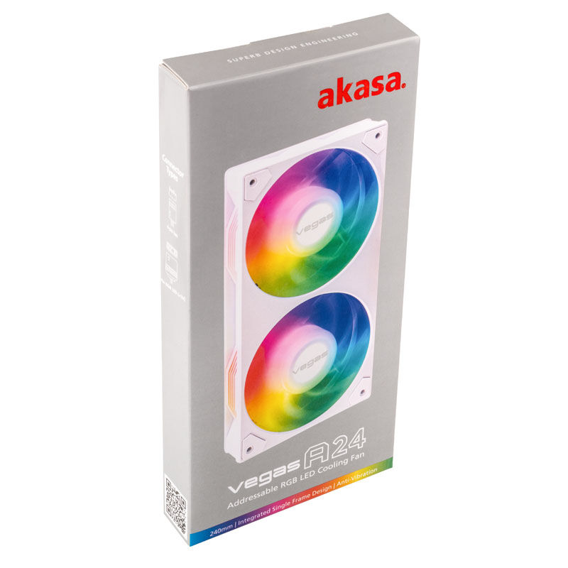 Akasa Vegas A24 Addressable RGB Fan - 240 mm : image 8