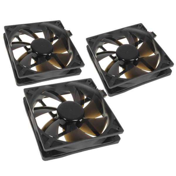 Noiseblocker BlackSilent Pro Fan PLPS – 120mm PWM, 3 pieces