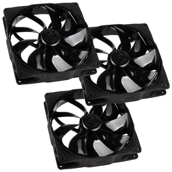 Noise blocker NB-eLoop Fan B14-PS Black Edition – 140mm PWM, 3 pieces