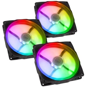 Noise blocker NB-eLoop X B12-P ARGB, PWM - 120mm, black - set of 3