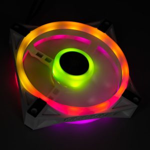 Corsair iCUE QL120 RGB PWM fan - 120mm, white