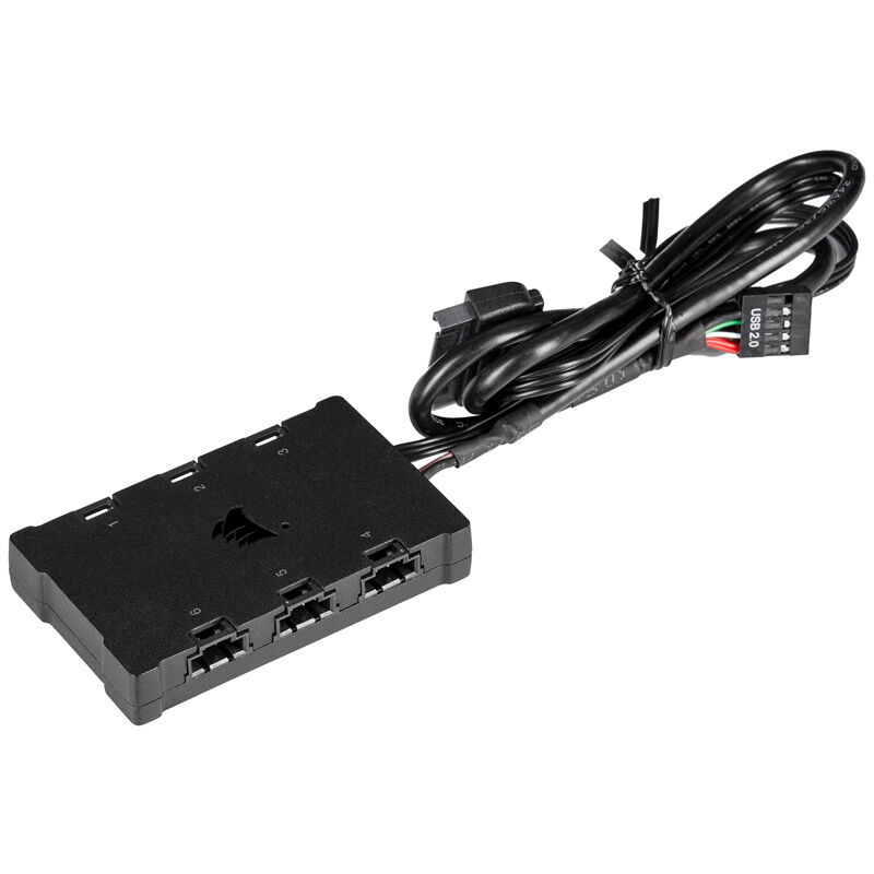 Corsair AF Elite Series RGB PWM fan 2-pack including RGB controller - 140mm, black : image 6