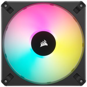 Corsair AF Elite Series RGB PWM fan 2-pack including RGB controller - 140mm, black : image 2