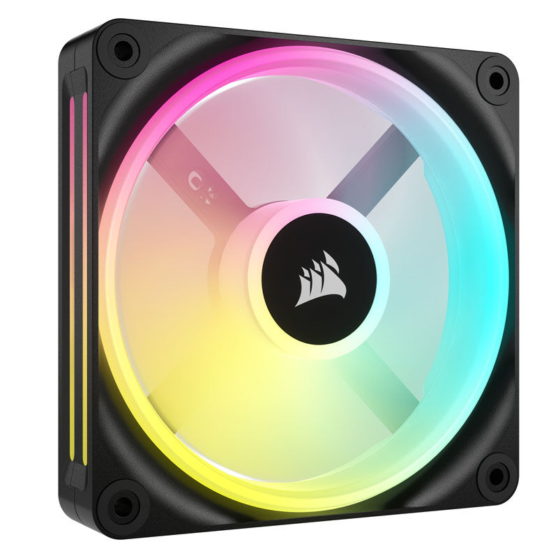 Corsair iCUE LINK QX120 RGB Series, PWM fan - 120mm, black