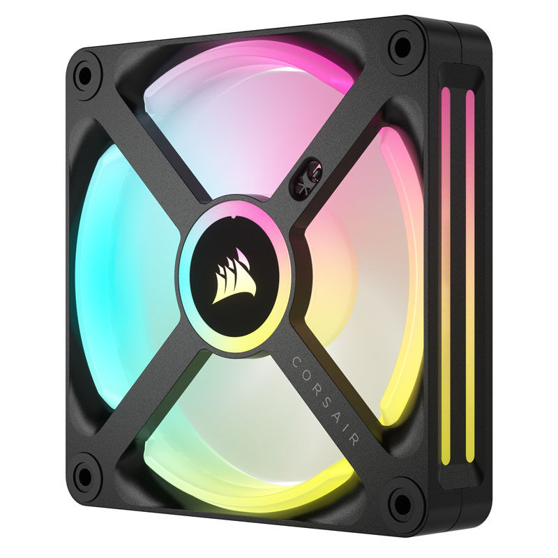 Corsair iCUE LINK QX120 RGB Series, PWM fan - 120mm, black