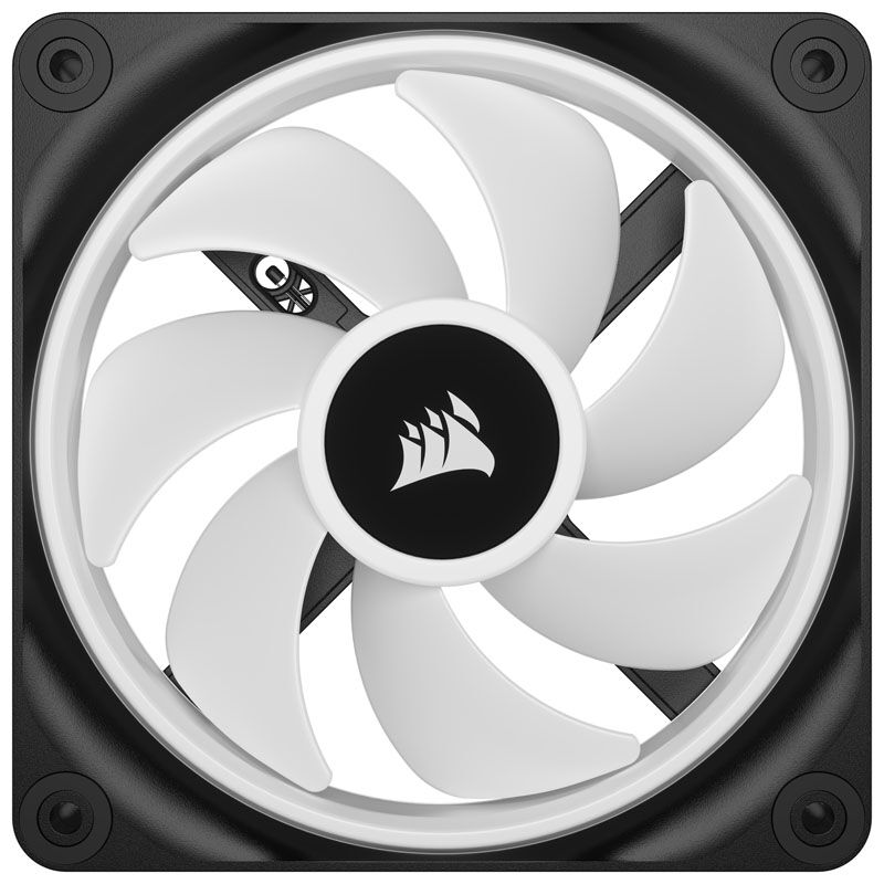 Corsair iCUE LINK QX120 RGB Series, PWM fan - 120mm, black
