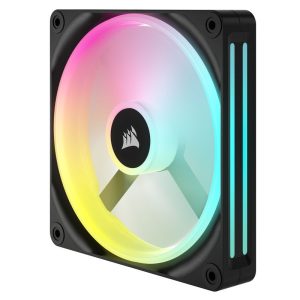 Corsair iCUE LINK QX140 RGB Series, PWM fan - 140mm, black