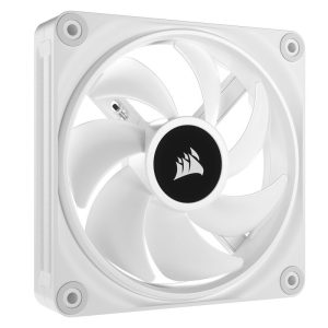 Corsair iCUE LINK QX120 RGB Series, PWM fan, 3-pack including RGB controller - 120mm, white, starter