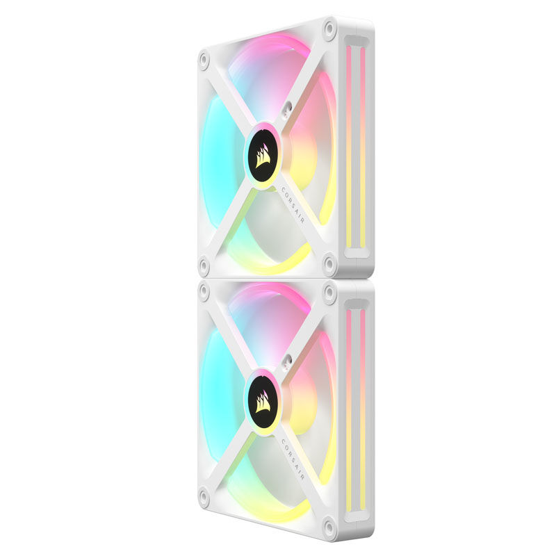 Corsair iCUE LINK QX140 RGB Series, PWM fan, 2-pack including RGB controller - 140mm, white, starter : image 7