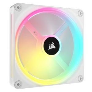 Corsair iCUE LINK QX140 RGB Series, PWM fan, 2-pack including RGB controller - 140mm, white, starter : image 2