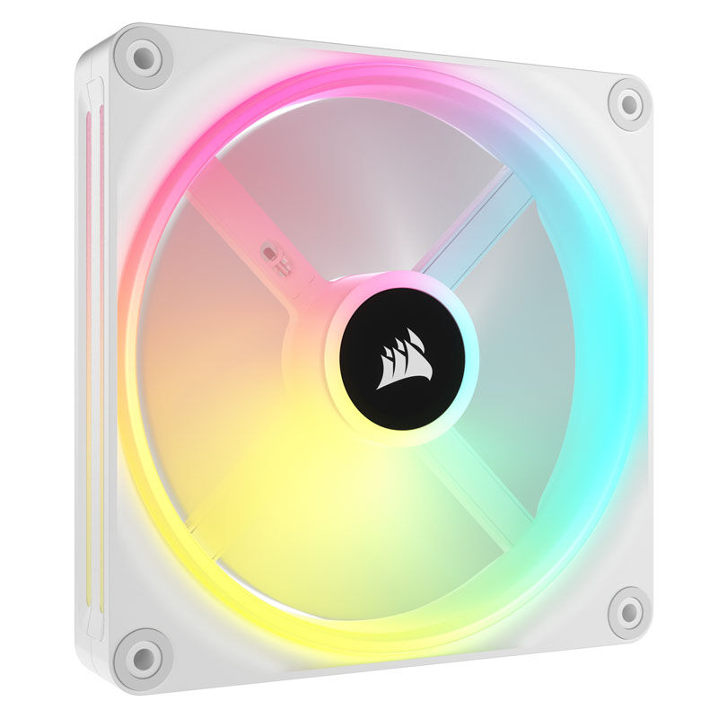 Corsair iCUE LINK QX140 RGB Series, PWM fan, 2-pack including RGB controller - 140mm, white, starter : image 2