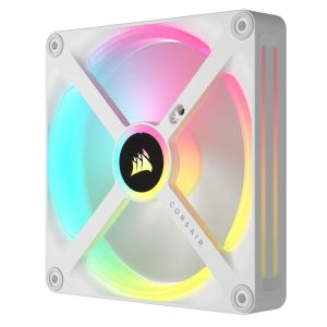 Corsair iCUE LINK QX140 RGB Series, PWM fan, 2-pack including RGB controller - 140mm, white, starter : image 6