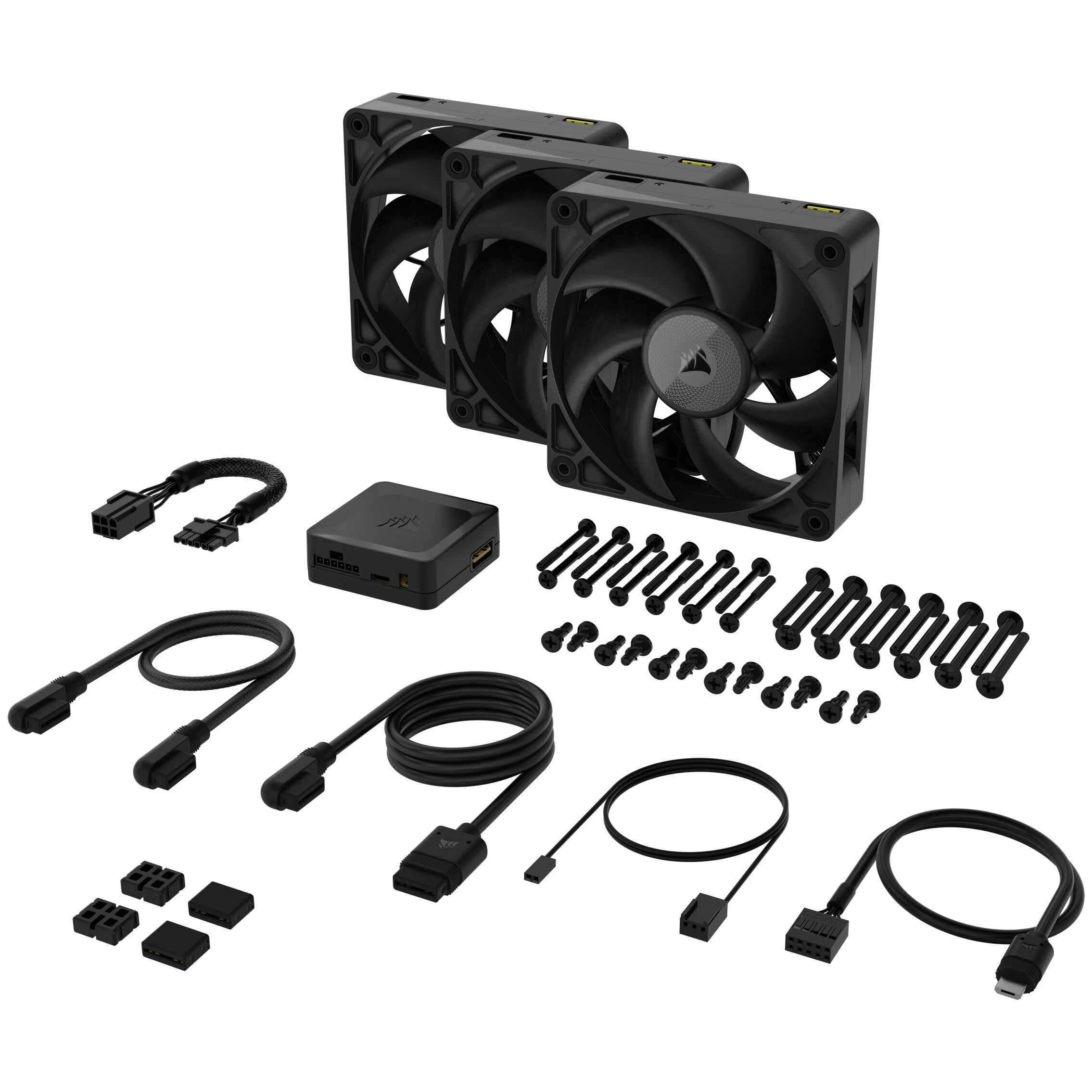 Corsair iCUE LINK RX120 MAX Series, PWM fan, 3-pack - 120mm, black : image 11