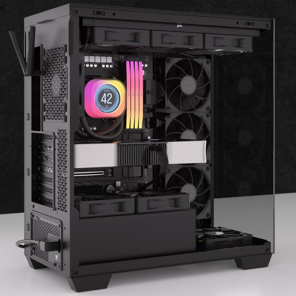 Corsair iCUE LINK RX120 MAX Series, PWM fan, 3-pack - 120mm, black : image 13