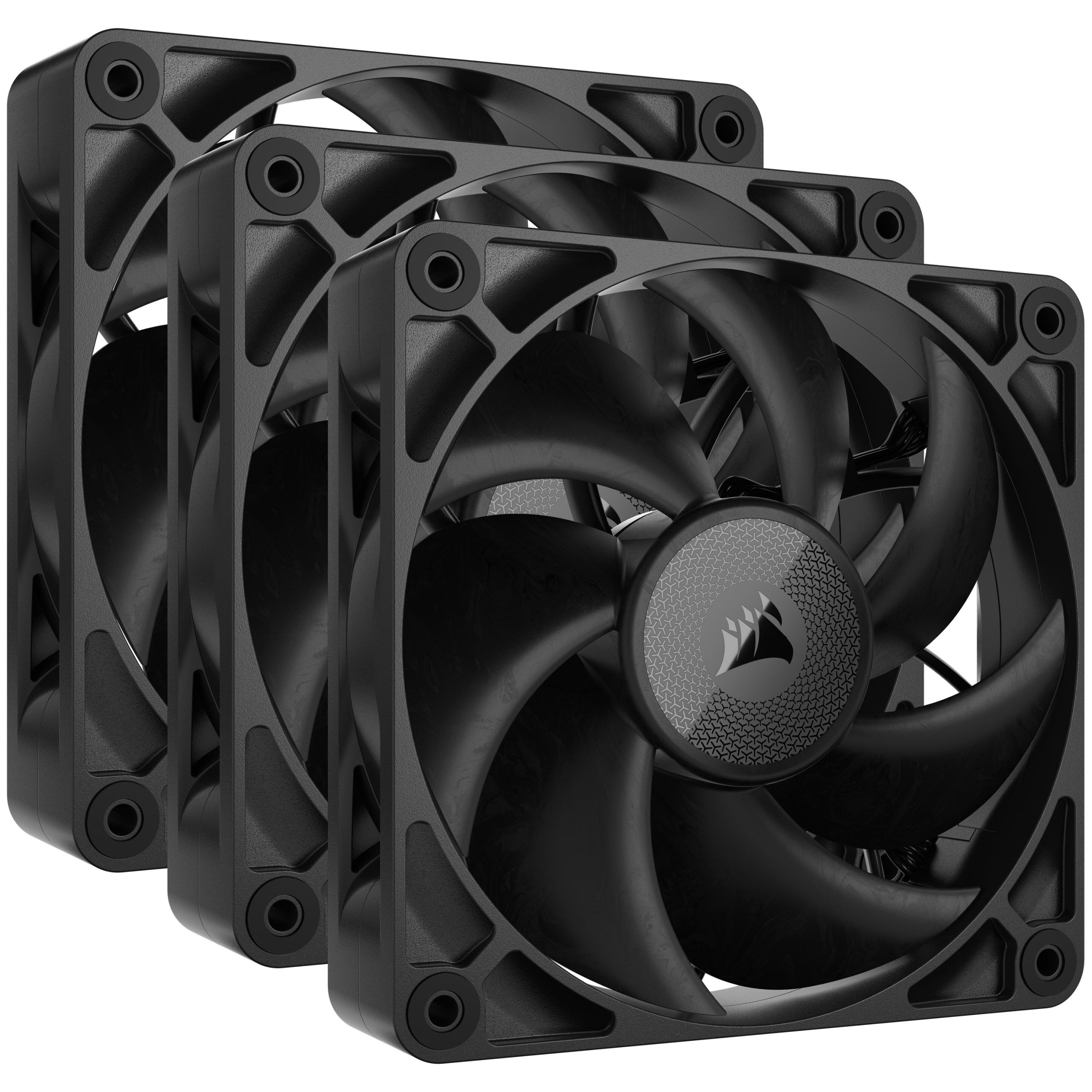 Corsair iCUE LINK RX120 MAX Series, PWM fan, 3-pack - 120mm, black : image 1