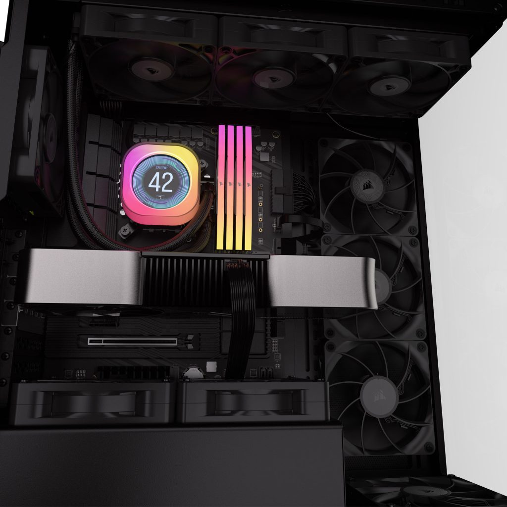 Corsair iCUE LINK RX120 MAX Series, PWM fan, 3-pack - 120mm, black : image 15