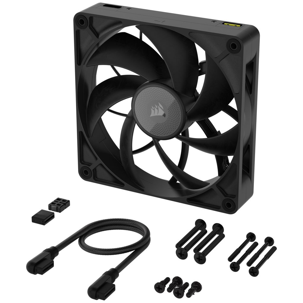 Corsair iCUE LINK RX140 MAX Series, PWM fan - 140mm, black