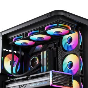Jonsbo FR-606B 120 PWM fan, RGB - 120mm, black