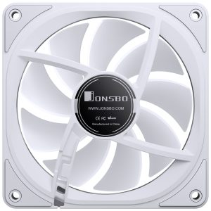 Jonsbo FR-606W PWM fan, RGB - 120mm, white
