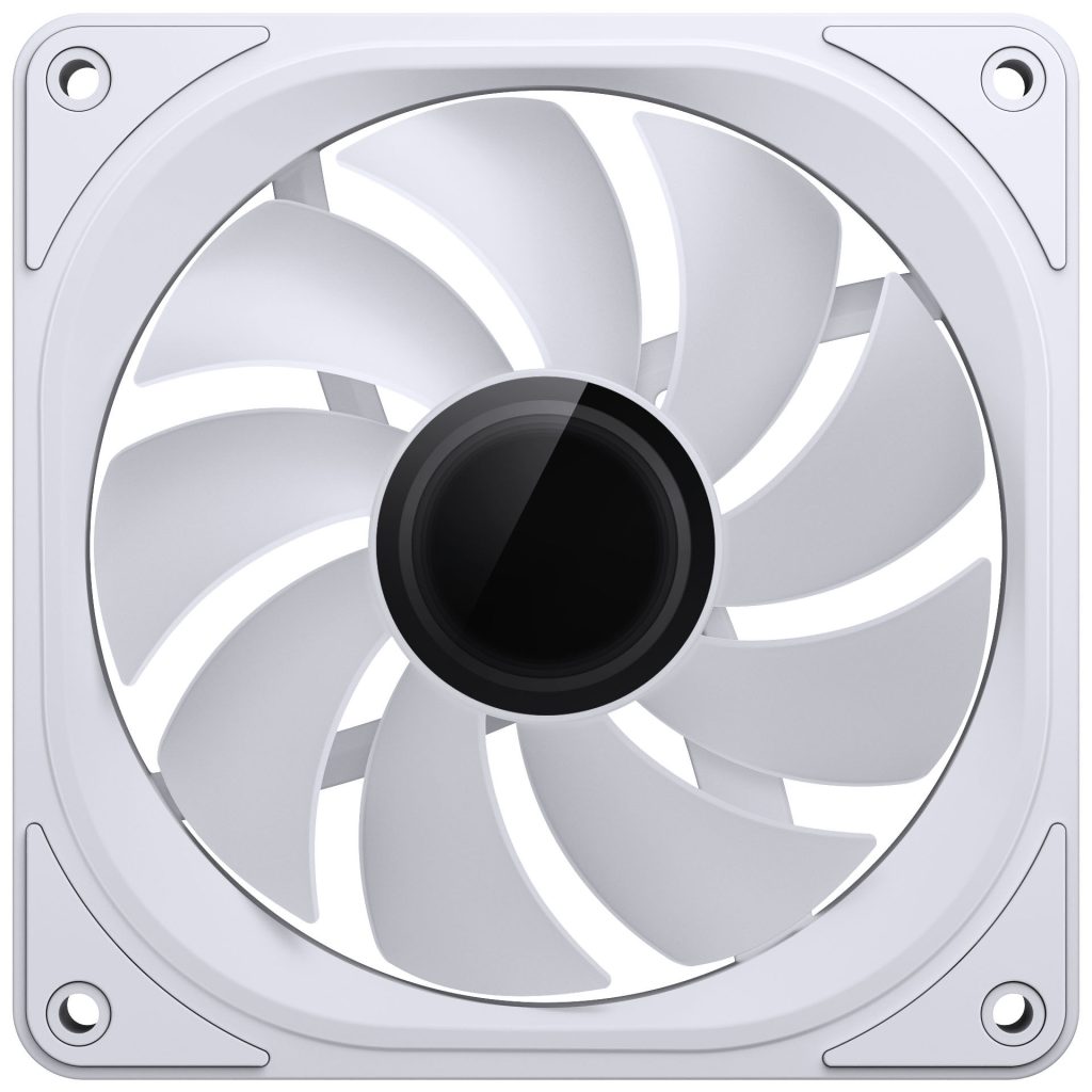Jonsbo FR-606W PWM fan, RGB - 120mm, white