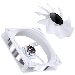 Jonsbo FR-606W PWM fan, RGB - 120mm, white
