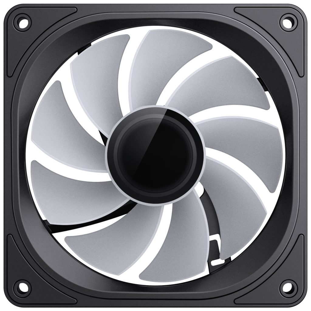 Jonsbo FR-606BR PWM fan, reverse, RGB - 120mm, black