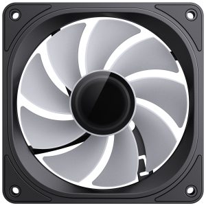 Jonsbo FR-606BR PWM fan, reverse, RGB - 120mm, black