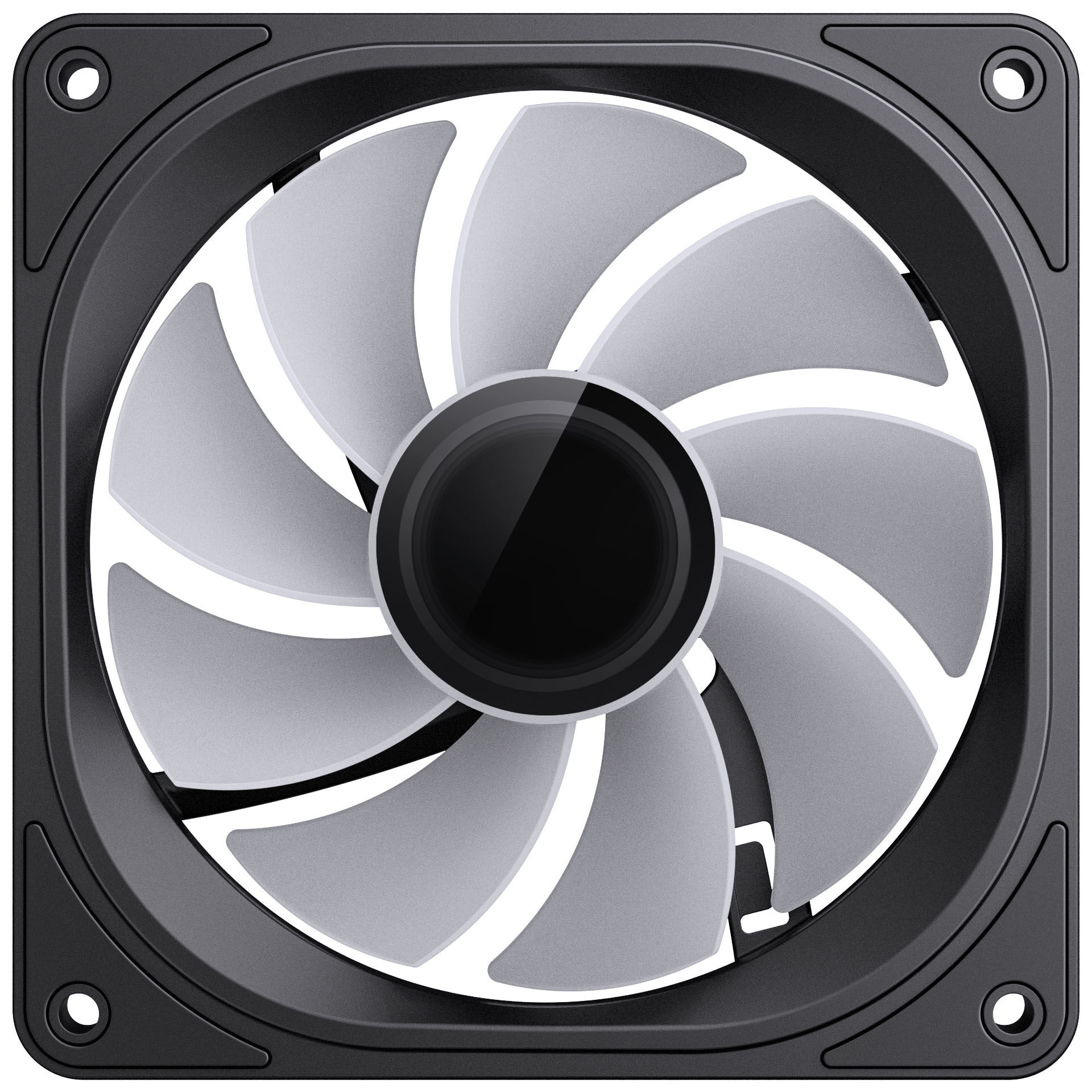 Jonsbo FR-606BR PWM fan, reverse, RGB - 120mm, black