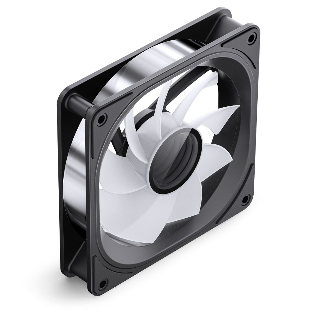 Jonsbo FR-606BR PWM fan, reverse, RGB - 120mm, black