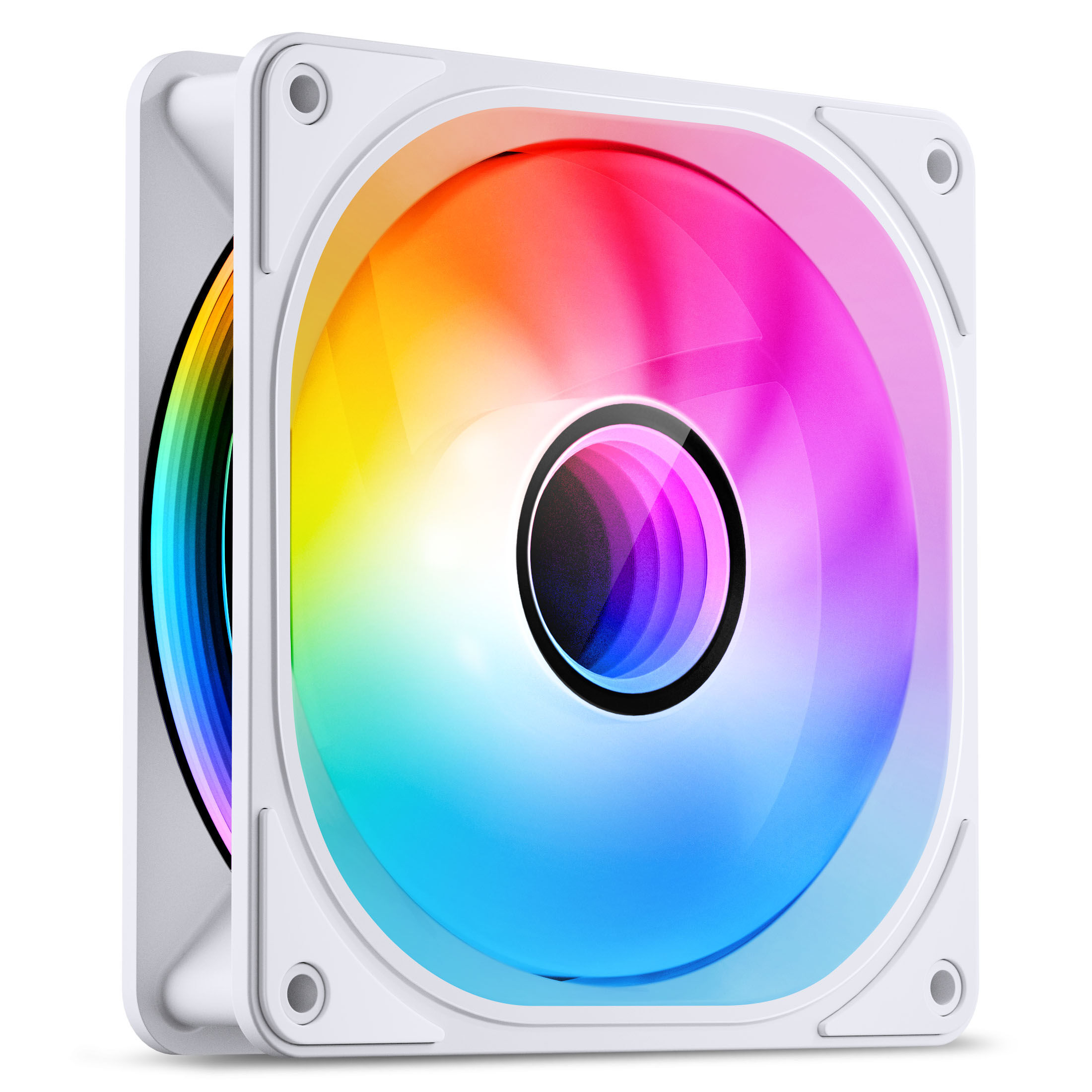 Jonsbo FR-606WR PWM fan, reverse, RGB - 120mm, white