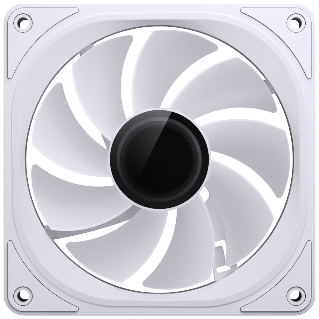 Jonsbo FR-606WR PWM fan, reverse, RGB - 120mm, white