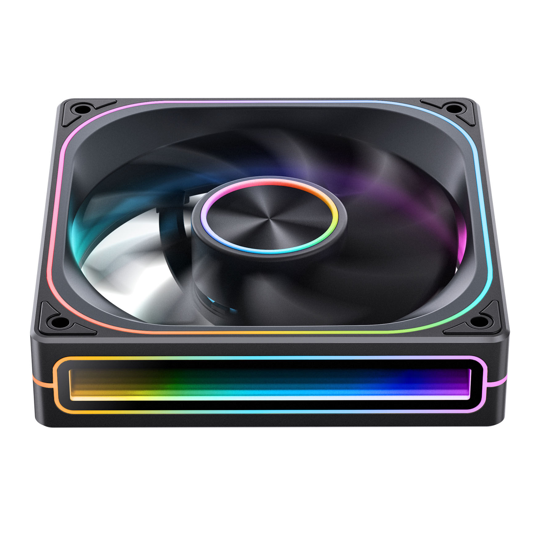 Jonsbo ZA-120 fan, PWM, ARGB - 120mm, black