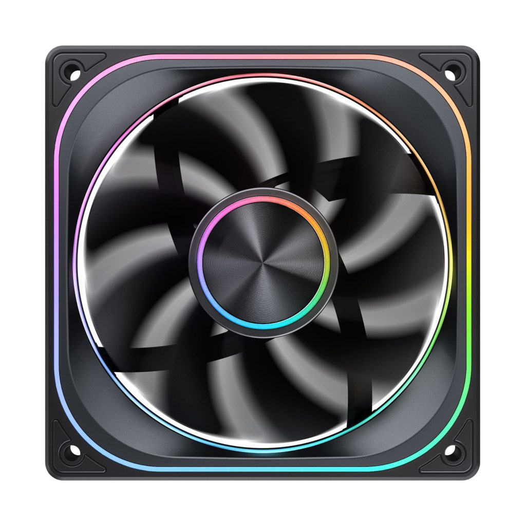 Jonsbo ZA-120 fan, reverse blade, PWM, ARGB - 120mm, black
